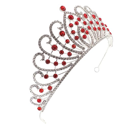 Mikinona Braut Strass Krone Kopfschmuck Hochzeit Brautkrone Damen Party Kopfbedeckung von Mikinona