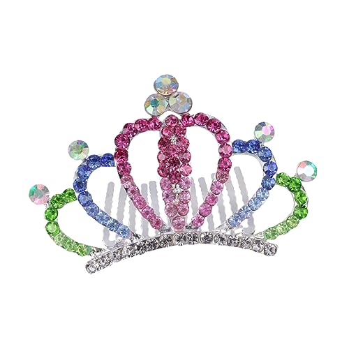 Mikinona Mädchen Krone Die Krone Kopfschmuck Tiara Mädchen Stirnband Kronenkamm Für Mädchen Kind Niedlich Haarschmuck von Mikinona