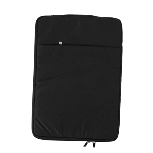Mikinona Laptop Sleeve Tasche Stoßfestes Gepolstertes Notebook Case Schwarz Kompatibel mit Laptops Leicht Tragbare Schutzhülle mit Handgriff für Büro Reise und Studium von Mikinona