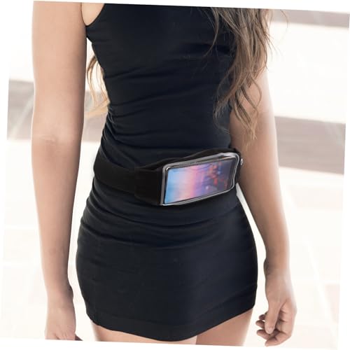Mikinona Laufgürtel Bauchtasche Verstellbar Elastisch Sport Hüfttasche mit Touchscreen Fenster für Damen und Herren Outdoor Running Fitness Mikinona Laufgürtel Bauchtasche Verstellbar Elastisch Sport Hüfttasche mit Touchscreen Fenster für Damen und Herren Outdoor Running Fitness von Mikinona