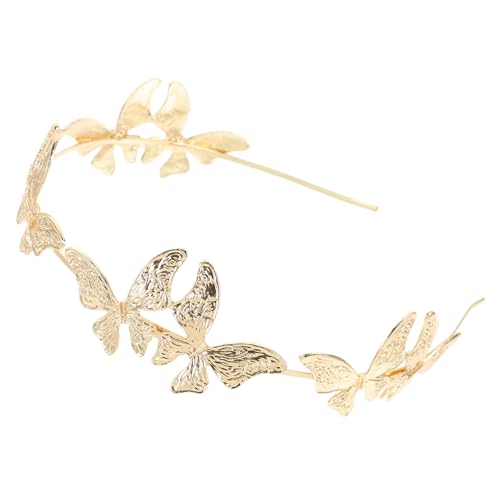 Mikinona Metall-schmetterlings-stirnband Für Damen Dekoratives Stirnband Aus Legierung Süßes Stirnband Für Party Und Hochzeit von Mikinona