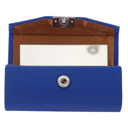 Mikinona Lippenstiftetui Mit Spiegel Für Handtasche Dekorativer Lippenstifthalter Tragbares Pu-lippenstiftaufbewahrungsetui Für Damen Für Reisen Und Partys von Mikinona