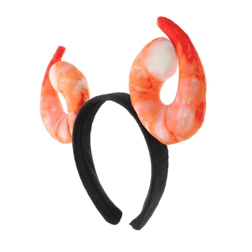 Mikinona Lustiges Shrimp Haarreif Kopfstück aus Leichtem Material Kreative Kostüm Haar Accessoires für Partys Cosplay Halloween Bequemes Tragen und Einzigartiges Design von Mikinona