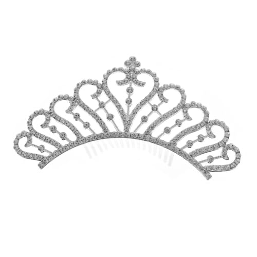 Mikinona Haarkamm-clip Aus Legierung Für Braut Und Hochzeit Kopfbedeckung Mit Crown-design Haarnadel Für Frauen Und Mädchen Kopfschmuck-accessoire Für Besondere Anlässe von Mikinona