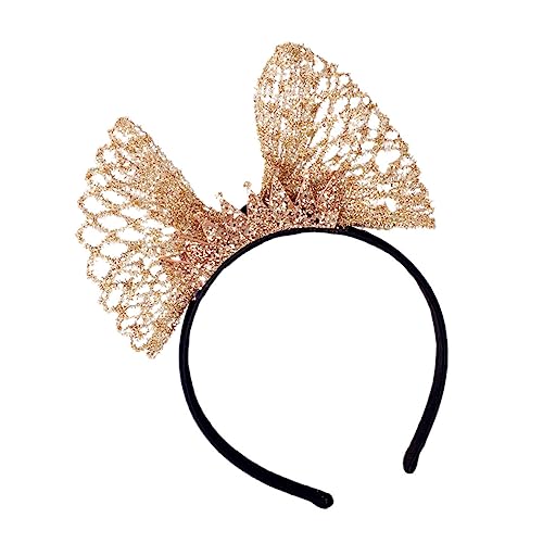 Mikinona Mädchen-kronen-stirnband Mit Schleife Geburtstagsparty-stirnband Kreativer Haarverschluss Glitzernd Sicher Für Kinder Bequeme Kopfbedeckung Mikinona Mädchen-kronen-stirnband Mit Schleife Geburtstagsparty-stirnband Kreativer Haarverschluss Glitzernd Sicher Für Kinder Bequeme Kopfbedeckung von Mikinona