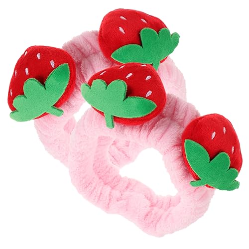 Mikinona 2stücke Elastisches Haarband Mit Erdbeer- Für Damen Weiche Süße Stirnbänder Für Make-up Gesichtswäsche Spa Und Yoga Und Mädchen Mikinona 2stücke Elastisches Haarband Mit Erdbeer- Für Damen Weiche Süße Stirnbänder Für Make-up Gesichtswäsche Spa Und Yoga Und Mädchen von Mikinona