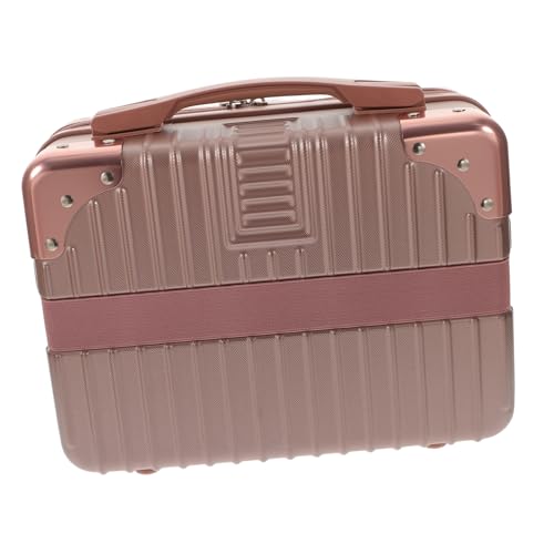 Mikinona Make-up Tasche Reisen Aufbewahrungsbox Kosmetikkoffer Toilettenartikelkoffer Frauen Lagerung Haushalt Organizer Kratzfeste Box von Mikinona