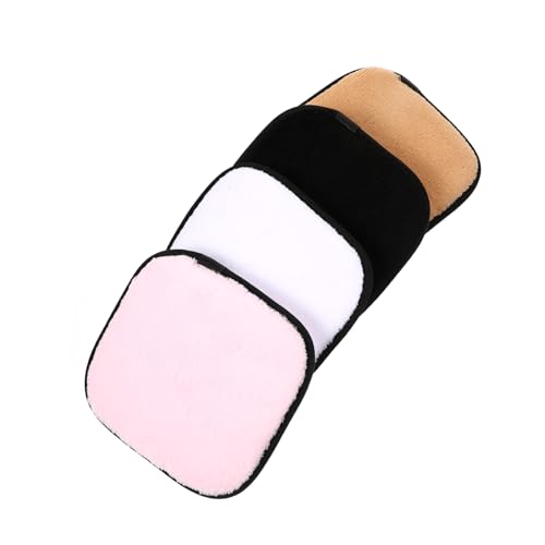 Mikinona 4stücke Teiliges Makeup-entferner Schwämme Aus Ultra-feinen Fasern Gesichtsreinigungspuff Für Sanfte Reinigung Vielseitig Einsetzbar Für Zuhause Und Unterwegs Farben Hautfarbe von Mikinona