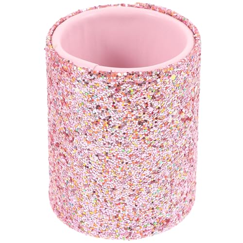 Mikinona Glitzer Makeup Pinsel Aufbewahrungsbox Tragbarer Organizer Für Kosmetikwerkzeuge Kleiner Und Kompakter Pinselhalter Aus Kunststoff Für Makeup-tischorganisation von Mikinona