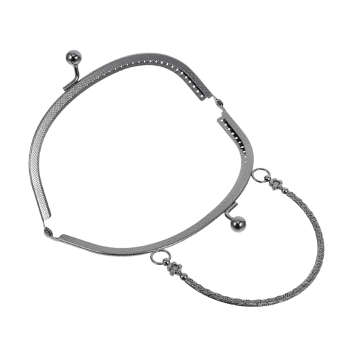 Mikinona Metal Purse Frame für Handtaschen und Kosmetiktaschen Gebogener Handtaschenersatz für DIY Bastelprojekte und Gestaltung von Mikinona