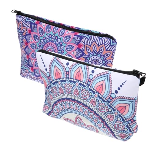 Mikinona Kosmetiktaschen 2-teilig Reise-kulturtasche Kreativer Druck Robuster Reißverschluss Aufbewahrungstasche Für Damen Für Unterwegs von Mikinona