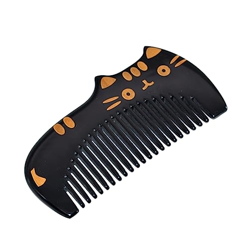 Mikinona Natürlicher Hornkamm Für Damen Antistatischer Handgefertigter Kamm Für Haarkur Massagewerkzeug Praktisch Langlebig Und Schnittfrei von Mikinona