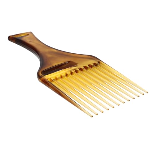 Mikinona Ölkamm lockiges haar Entwirrkamm Männer kämmen Scheidekamm Haarzubehör Schwanzkämme Hebekämme kämmen friseur Kamm in verschiedenen Farben feines Dressing Schuppenkamm Plastik Brown von Mikinona