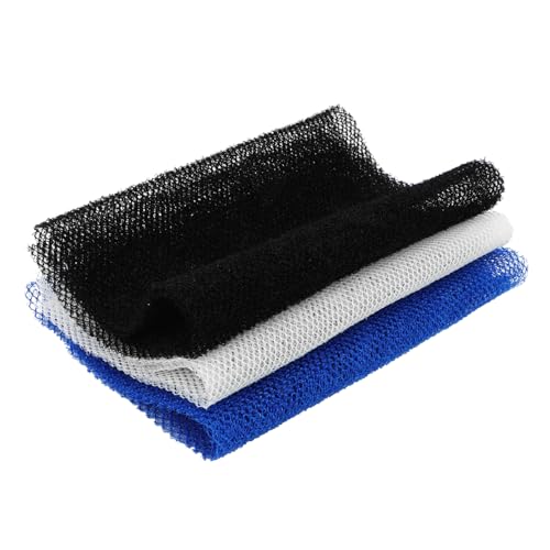 Mikinona 3stücke Nylon Rückenschrubber Wiederverwendbare Badetücher Sanften Hautreinigung Und Peeling Langer Körper-peeling-handschuh Für Effektive Rückenpflege Blau von Mikinona