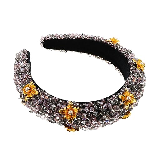 Mikinona Elegantes Mit Juwelen Besetztes Stirnband Mit Blumen-strass-kristallperlen Für Damen Mikinona Elegantes Mit Juwelen Besetztes Stirnband Mit Blumen-strass-kristallperlen Für Damen von Mikinona