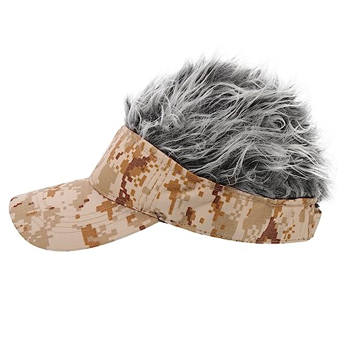 Mikinona Baseballmütze Mit Perückendekor Hutperücke Baseballkappe Für Damen Herren Cosplay-zubehör Baseballhut Party Hut Mikinona Baseballmütze Mit Perückendekor Hutperücke Baseballkappe Für Damen Herren Cosplay-zubehör Baseballhut Party Hut von Mikinona