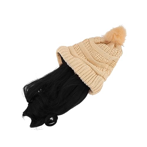 Mikinona 1satz Damen Lange Lockige Perücke Mit Abnehmbarer Wollmütze Natürliche Wellenhaarpiece Für Herbst Und Winter Realistische Haarverlängerung Und Modisches Haaraccessoire Mikinona 1satz Damen Lange Lockige Perücke Mit Abnehmbarer Wollmütze Natürliche Wellenhaarpiece Für Herbst Und Winter Realistische Haarverlängerung Und Modisches Haaraccessoire von Mikinona