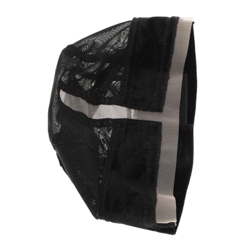 Mikinona U-teil-perückenkappe Vollständige Abdeckung Netz-perückenkappe Mit Elastischem Band Airflow-perückenkappe Weiches Bequemes Perückenzubehör S 46 Cm von Mikinona