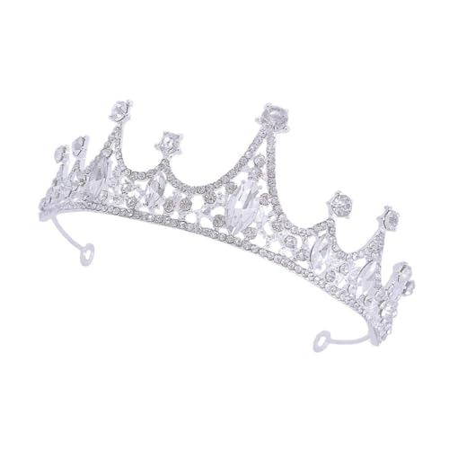 Mikinona Prinzessinnen-Haarband Kinderstirnband Strass -Kopfbedeckung Kinderhaar Glücklich Hochzeit Brautgeburtstagsfeier Diademe Mädchenhaarband Haarband aus Legierung Silber Mikinona Prinzessinnen-Haarband Kinderstirnband Strass -Kopfbedeckung Kinderhaar Glücklich Hochzeit Brautgeburtstagsfeier Diademe Mädchenhaarband Haarband aus Legierung Silber von Mikinona