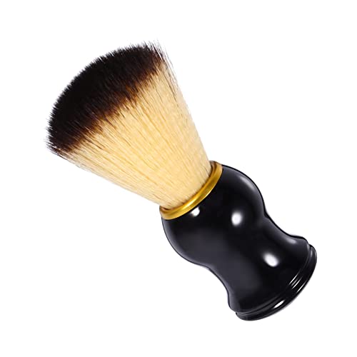 Mikinona Rasierpinsel Mit Holzgriff Bartpflegepinsel Für Männer Nylonbürste Für Rasur Und Bartpflege Tragbar Für Reisen von Mikinona