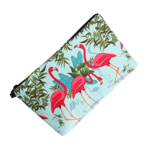 Mikinona Flamingo-Kosmetiktasche Tragbare Schminktasche Kosmetik-Organizer-Tasche Für Damen Reise-Kosmetiktasche Kosmetik-Aufbewahrungstasche Mit Muster von Mikinona