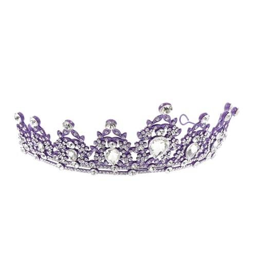 Mikinona Retro Hochzeit Tiara für Kristallkrone mit Glitzerstein für Braut und Besondere Anlässe Vintage Hochzeitskopfschmuck und Leichte und Stilvolle Haaraccessoires von Mikinona