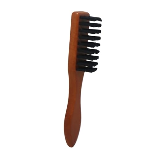 Mikinona Retro Holzgriff Haarschneidebürste Für Männer Professionelle Bürste Zur Reinigung Von Abstehenden Haaren Und Bart Leicht Und Hautschonend Für Zuhause Und Friseursalons von Mikinona