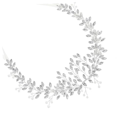 Mikinona Rhinestone Braut Haarschmuck Kopfband mit Luxuriösem Design für Hochzeiten Festivals und Besondere Anlässe Handgefertigte Haaraccessoires von Mikinona