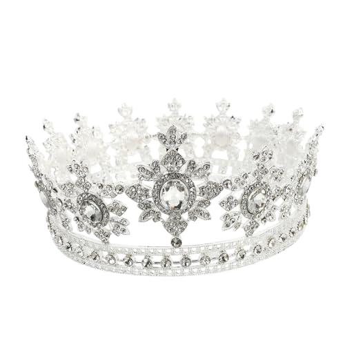 Mikinona Funkelnde Strass Stirnband Braut Krone Hochzeit Haar Schmuck Ornament Party Zubehör von Mikinona