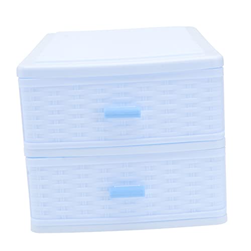 Mikinona Schmuckschatulle Aufbewahrungsbox Kosmetiketui Desktop-organizer Mehrschichtiger Schubladentyp Wohnheimbedarf von Mikinona