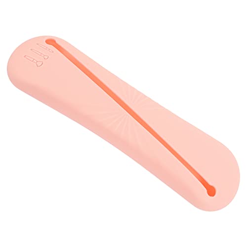 Mikinona Silikon Kosmetik Pinsel Organizer Tragbarer Make-up Pinselhalter in Rosa Für Reisen Robust Und Kratzfest Praktischer Kosmetikaufbewahrung Für Frauen Und Mädchen von Mikinona