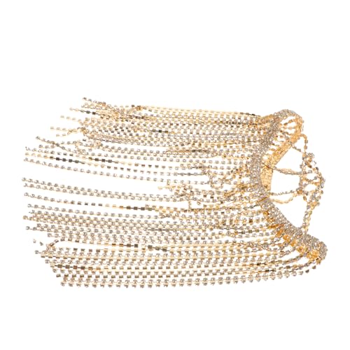 Mikinona Flapper Kopfschmuck Mit Quasten Charms Strass Kopfbedeckung Für Damen Hochzeit Party Und Andere Besondere Anlässe von Mikinona