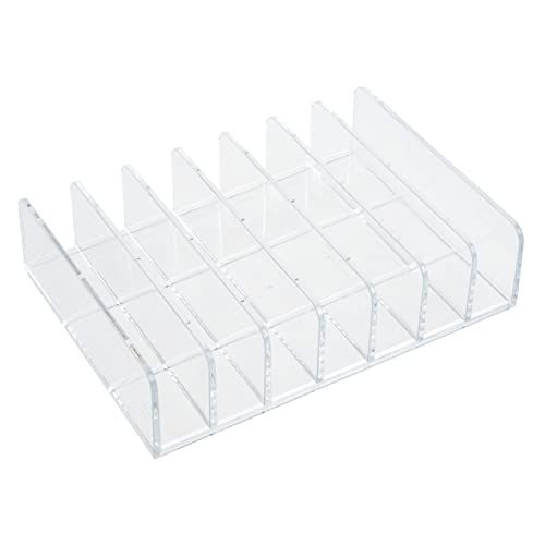 Mikinona Augen-make-up Organizer Transparenter Kosmetikbehälter Mit Fächern Für Lidschatten Und Pinsel Platzsparender Schmink-organizer Für Zuhause Und Unterwegs von Mikinona