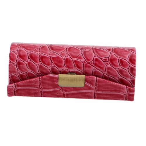 Mikinona Tragbare Lippenstifttasche Aus Pu Für Damen Mit Spiegel Knopfverschluss Make-up-reiseetui Lippenstift-aufbewahrungsbox Für Unterwegs von Mikinona