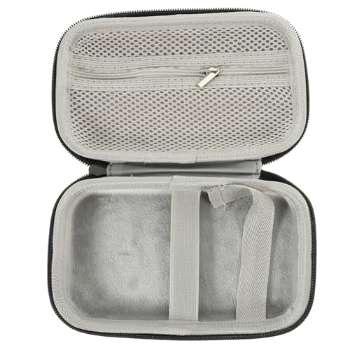 Mikinona Tragetasche Für Ansteckmikrofon Elektronik-Organizer Mit Reißverschluss Mikrofontasche Aus Strapazierfähigem Pu-Leder Für Reisen Und Organisation von Mikinona