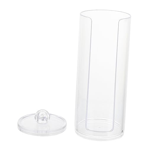 Mikinona Transparenter Kosmetik Organizer Mit Deckel Runde Aufbewahrungsbox Für Haarbänder Und Make-up-accessoires Für Schminktische Und Badezimmer Einfach Zu Reinigen Und Langlebig von Mikinona