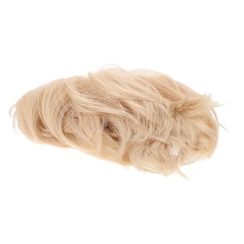 Mikinona Realistische Goldene Perücke Menschliches Kurzhaar Perücke Für Goldene Frauen Klebefreie Perücken von Mikinona