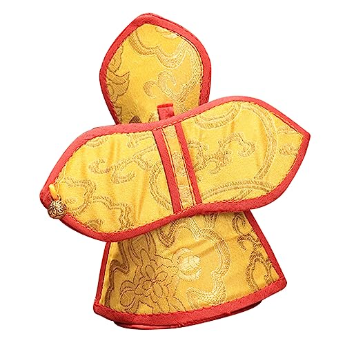 Mikinona Vajra-Aufbewahrungstasche Vajra-Glocken-Tasche Glocken Dorje Vajra Tasche Filigraner Instrumentenkoffer Nepal Glockenbeutel Bastelkoffer-Organizer Zubehör Glockenförmig von Mikinona