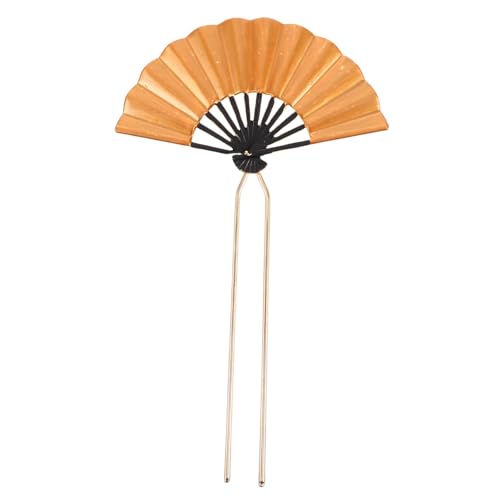 Mikinona Vintage Chinesische Haarnadel in Fächerform Langlebiger Haarschmuck für Frauen Robustes Haarstäbchen für Stilvolle Duttfrisuren Einzigartiges Retro design für Hochzeit und Alltag von Mikinona
