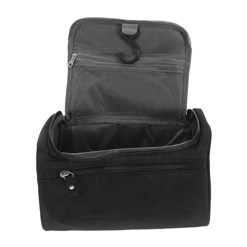 Mikinona Wasserfester Herren Waschbeutel Großer Reise Kulturbeutel für Männer Organizer für Toilettenartikel und Kosmetik für Reisen und Badezimmerbedarf Schwarz Mikinona Wasserfester Herren Waschbeutel Großer Reise Kulturbeutel für Männer Organizer für Toilettenartikel und Kosmetik für Reisen und Badezimmerbedarf Schwarz von Mikinona