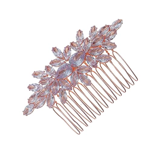 Mikinona Hochzeit Haarkamm Mit Strass Für Braut Brautjungfern Und Frauen Haarkamm Für Tanzpartys Hochzeiten Und Mottopartys Einfach Zu Tragen Elegant Und Schön Perfektes Haaraccessoire von Mikinona