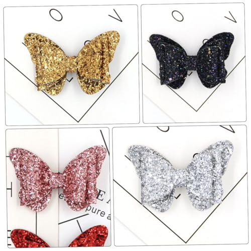 Mikinona 6stücke Junge Mädchen Haarspangen Mit Glitzer Und Pailletten Bunte Schleifen-haarclips Für Mädchen Süße Haarschmuck-accessoires Für Besondere Anlässe Und Alltag von Mikinona