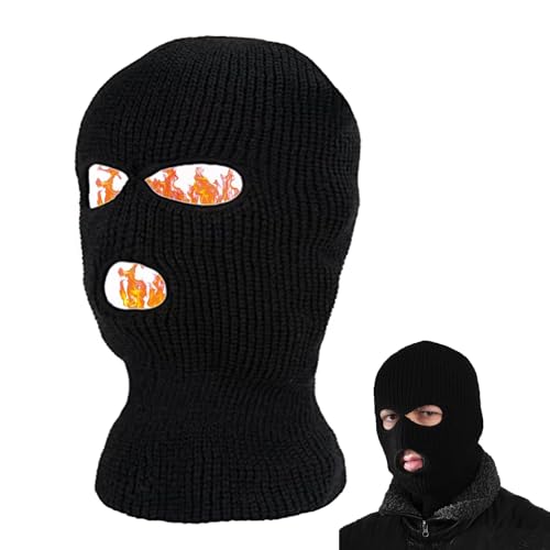 Mikiuly Sturmhaube Balaclava, Kopfhaube Balaclava, Balaclava Skimaske Warme Gesichtsmaske für kaltes Wetter Winter Skifahren Snowboarden Motorradfahren Eisfischen Herren von Mikiuly