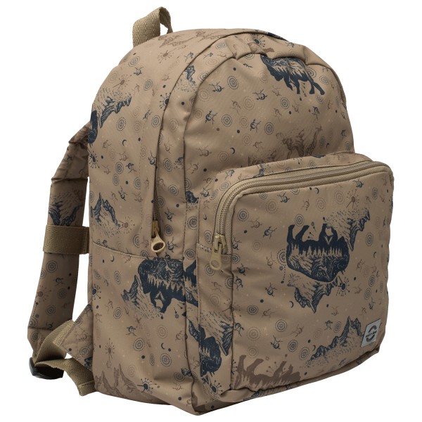 Mikk-Line - Kid's Backpack AOP - Kinderrucksack braun von Mikk-Line
