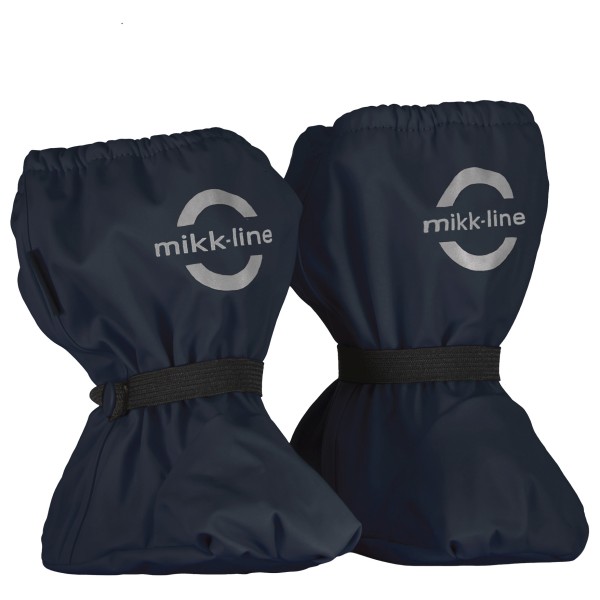 Mikk-Line - Kid's PU Rain Footies with Fleece - Gamaschen Gr 74 blau von Mikk-Line