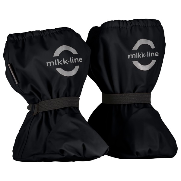 Mikk-Line - Kid's PU Rain Footies with Fleece - Gamaschen Gr 80 schwarz von Mikk-Line
