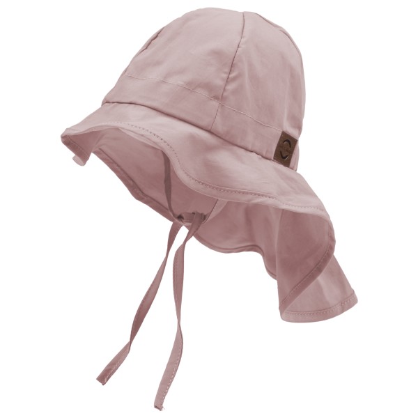 Mikk-Line - Kid's Summerhat Long Neck Solid - Cap Gr 49 cm - 18-24 Months rosa von Mikk-Line