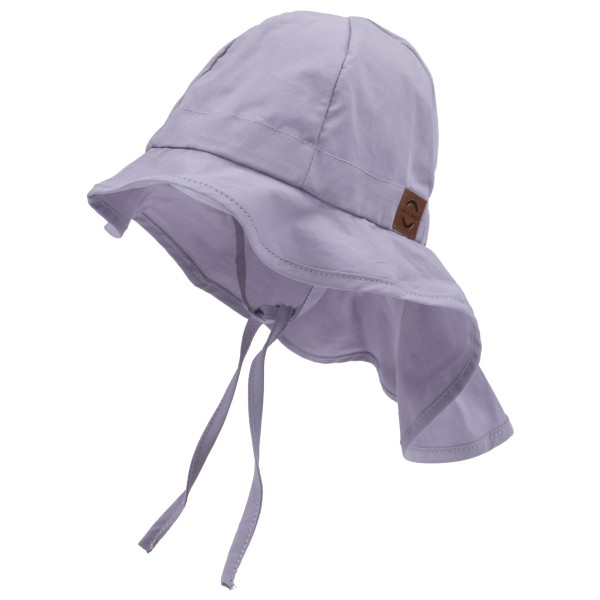 Mikk-Line - Kid's Summerhat Long Neck Solid - Cap Gr 51 cm - 2-4 Years lila von Mikk-Line