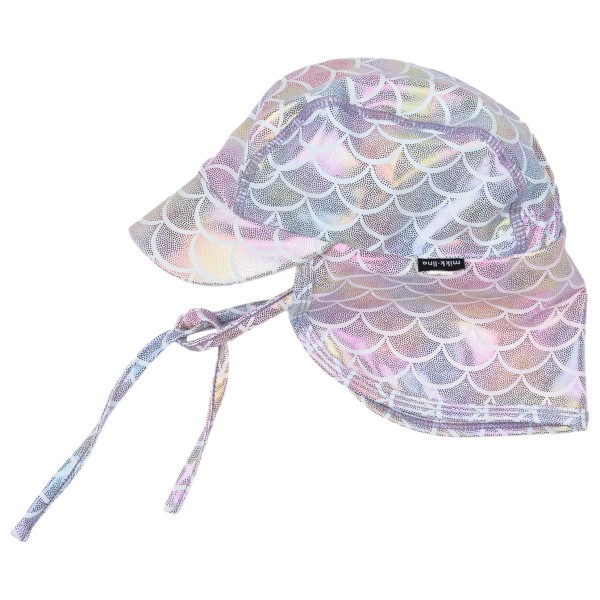 Mikk-Line - Kid's Swim Hat Print Recycled - Cap Gr 74/80 - 9-12 Months lila von Mikk-Line