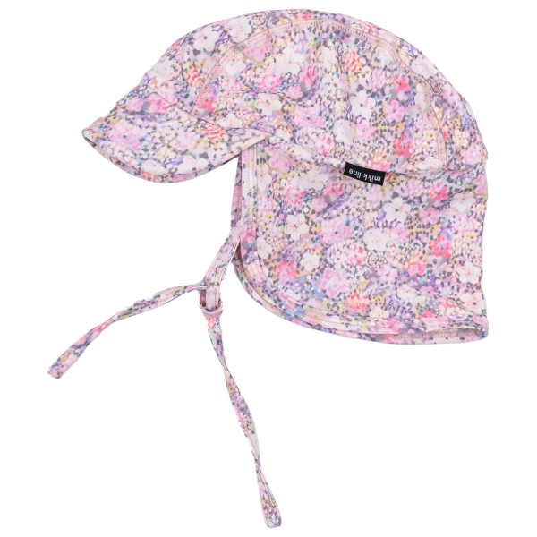 Mikk-Line - Kid's Swim Hat Print Recycled - Cap Gr 98/104 - 3-4 Years rosa/lila von Mikk-Line
